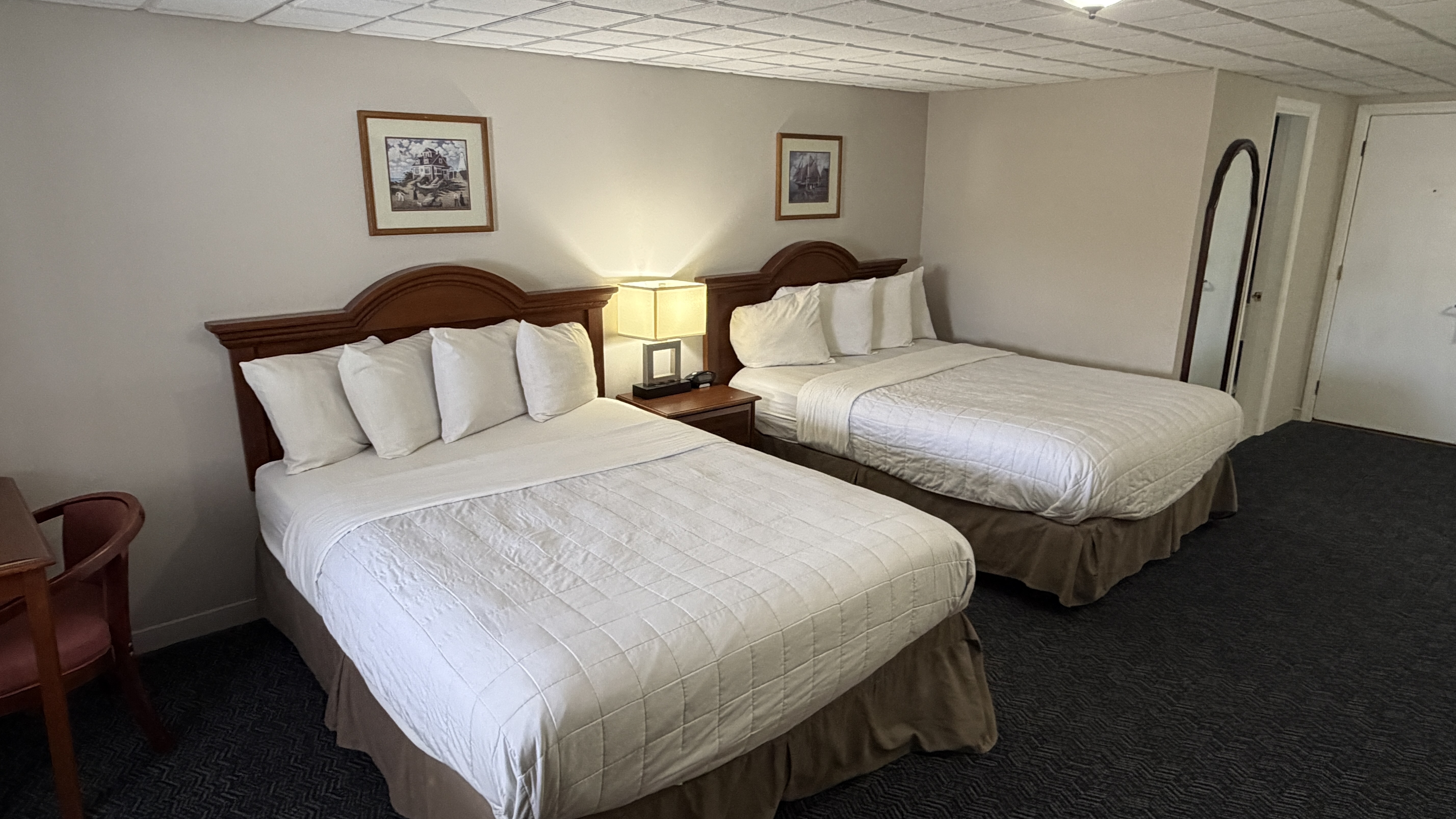 2 queen bed room at Coachman Inn